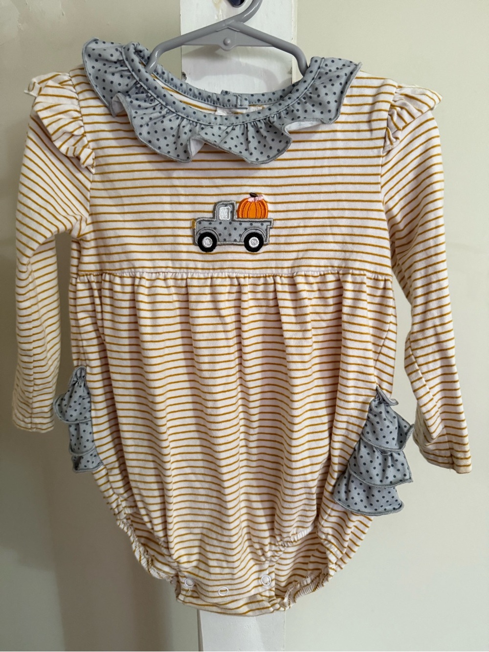 Abby & Evie Ruffle Butt Romper